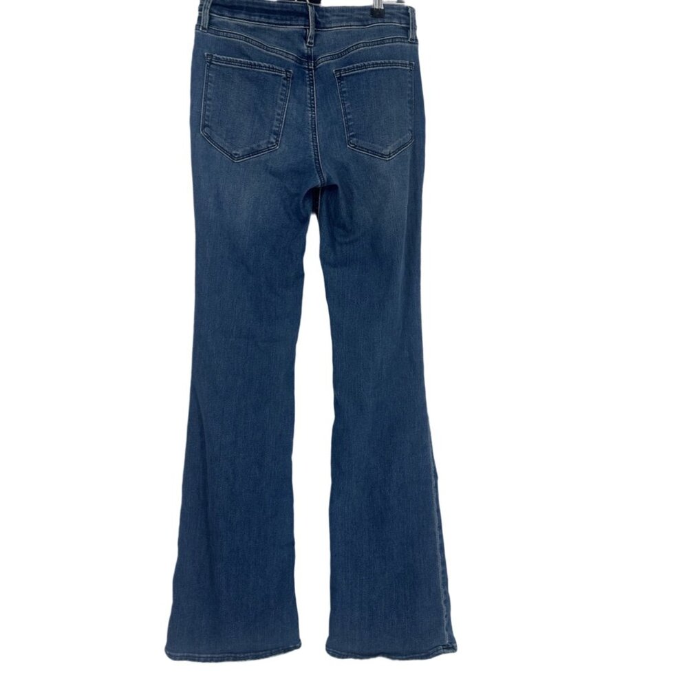 Athleta Dark Wash Bootcut Jeans Slight Flare Size 6 - Picture 2 of 7